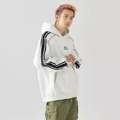 GOLFCROSS Vintage Striped Hoodie