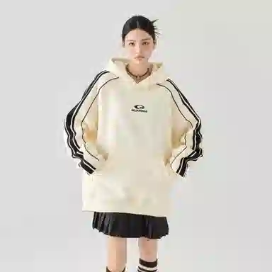 GOLFCROSS Vintage Striped Hoodie