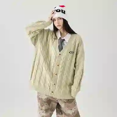 GOLFCROSS V-Neck Cardigan