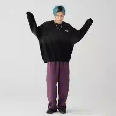 GOLFCROSS Vintage Gradient Embroidered Sweatshirt