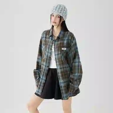 GOLFCROSS Retro Plaid Shirt