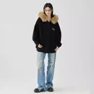 GOLFCROSS Retro Embroidered Hoodie