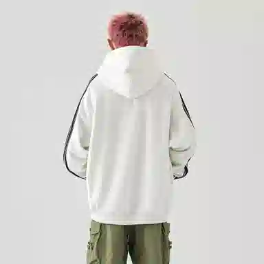 GOLFCROSS Vintage Striped Hoodie