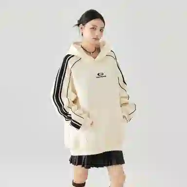 GOLFCROSS Vintage Striped Hoodie