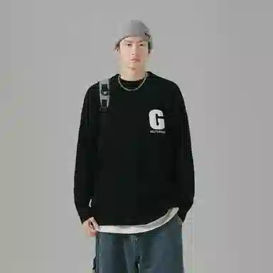 GOLFCROSS Logo Embroidered Pullover Sweater