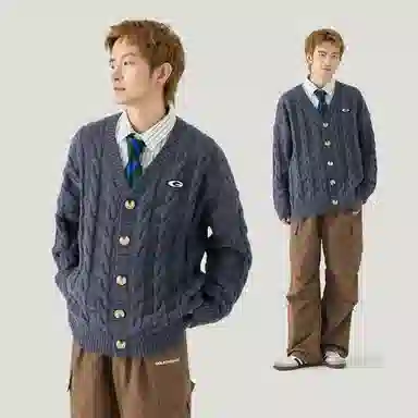 GOLFCROSS V-Neck Cardigan