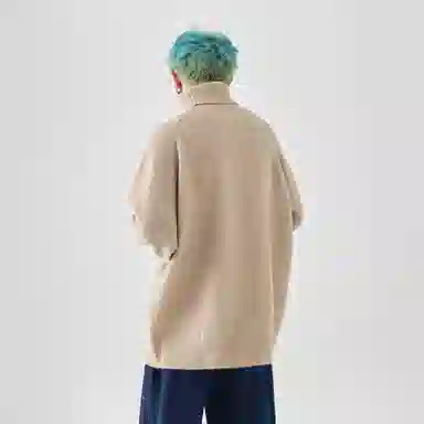 GOLFCROSS Color Dot Jacquard Knit Sweater