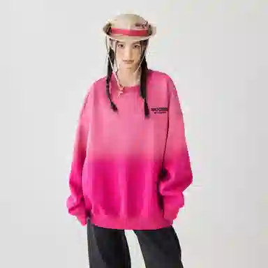 GOLFCROSS Vintage Gradient Embroidered Sweatshirt