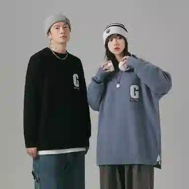 GOLFCROSS Logo Embroidered Pullover Sweater