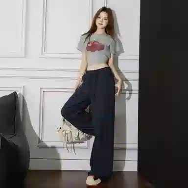 拾籍 舒适潮流百搭休闲裤 女款