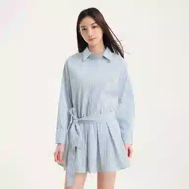 BONELESS Dress Blue Stripes