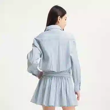 BONELESS Dress Blue Stripes