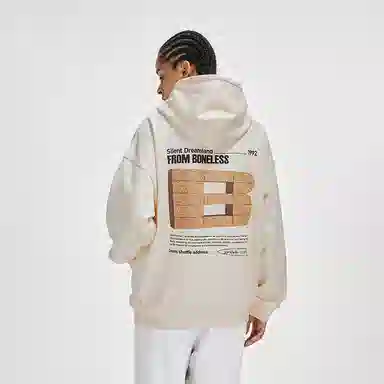 BONELESS Cork Mesh Logo Hoodie