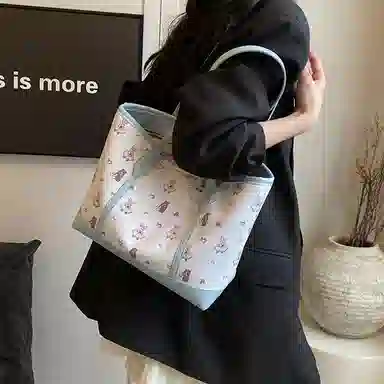 NOMK Tote Bag Blue Pink