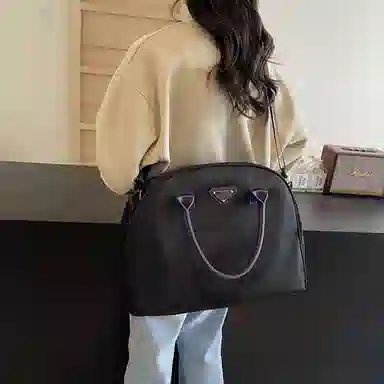 NOMK Bowling Bag Black Purple