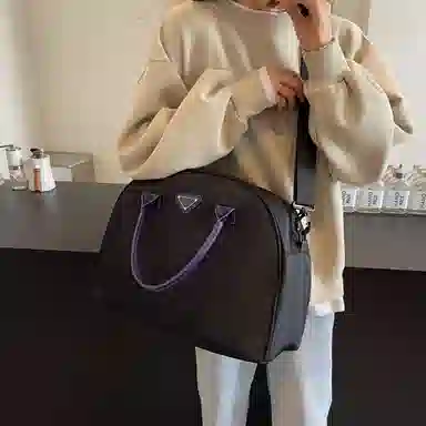 NOMK Bowling Bag Black Purple