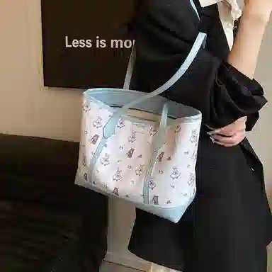 NOMK Tote Bag Blue Pink