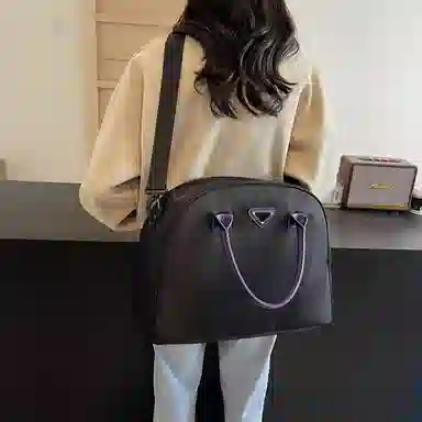 NOMK Bowling Bag Black Purple