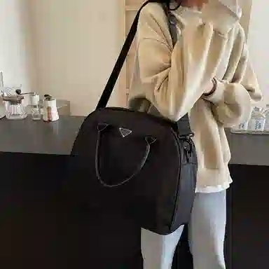 NOMK Bowling Bag Black Purple