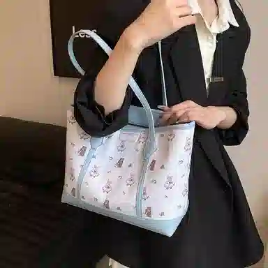 NOMK Tote Bag Blue Pink