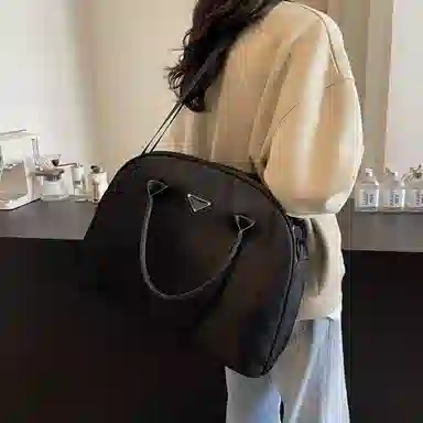 NOMK Bowling Bag Black Purple