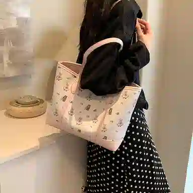 NOMK Tote Bag Blue Pink