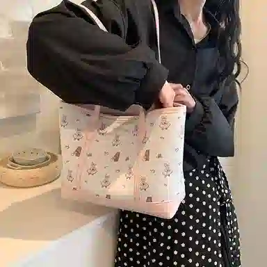 NOMK Tote Bag Blue Pink