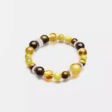 曼卡龙 财运守恒 好运天然 茶晶 手串 女款