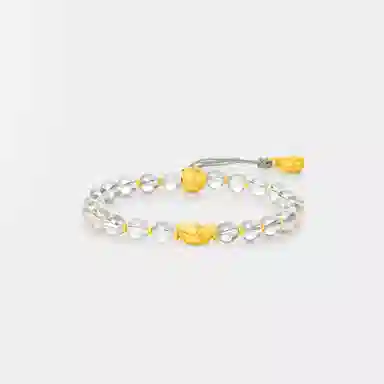 曼卡龙 晶元宝库 时尚轻奢天然 白水晶 手串 女款