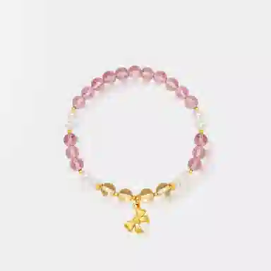 曼卡龙 甜蜜暴击 精致好物天然 草莓晶 手串 女款