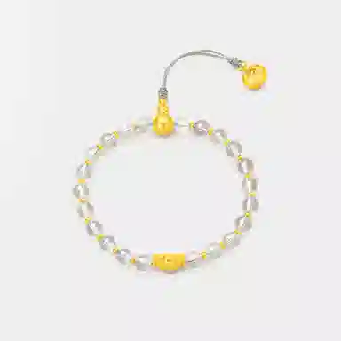 曼卡龙 晶元宝库 时尚轻奢天然 白水晶 手串 女款