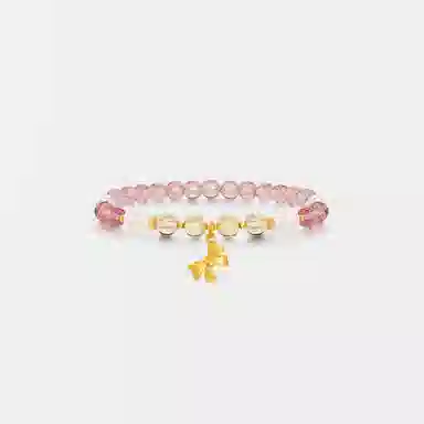 曼卡龙 甜蜜暴击 精致好物天然 草莓晶 手串 女款