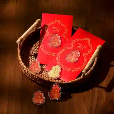 曼卡龙 享葫享财#好运 金 挂件 男女同款情侣款