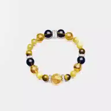 曼卡龙 财运守恒 好运天然 茶晶 手串 女款