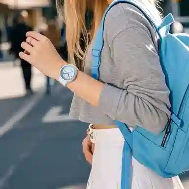 361° 12 Scale Quartz Watch Blue Dial