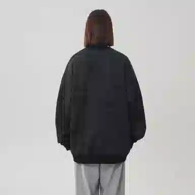 虫小绿 国潮牌美式叠穿韩版字母印花长袖上衣春秋季打底衫宽松卫衣 男女同款