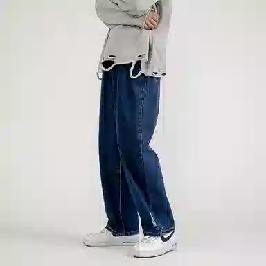 虫小绿 高街潮牌时尚百搭运动宽松休闲裤 男款