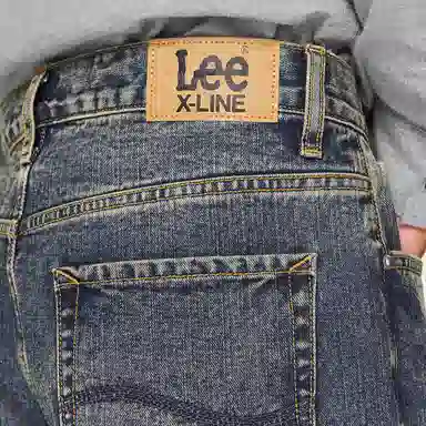 Lee FW24 Loose Straight Leg Mid Blue Jeans