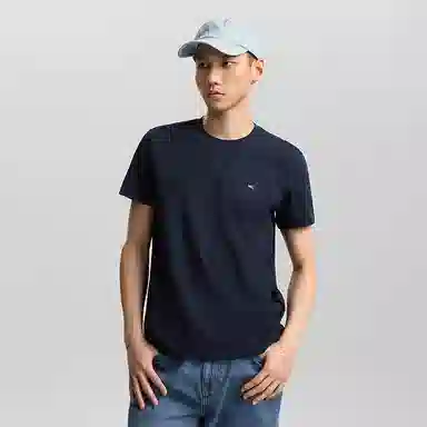 Lee Xline Logo Print Tee Black