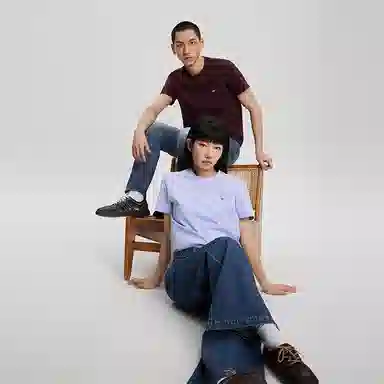 Lee Xline Logo Print Tee Black