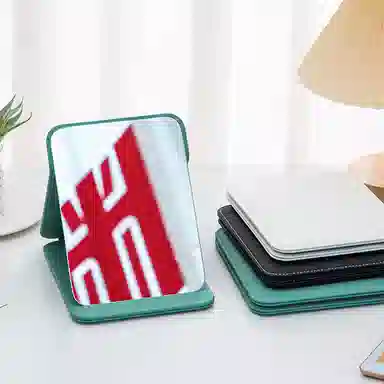 悦语 镜子化妆镜便携家用随身小梳妆镜台式桌面折叠