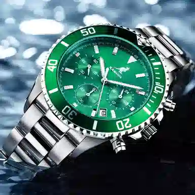 KANGOL Three-Eye Chronograph Black