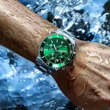 KANGOL Three-Eye Chronograph Black