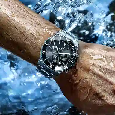 KANGOL Three-Eye Chronograph Black