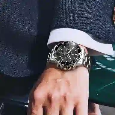 KANGOL Three-Eye Chronograph Black