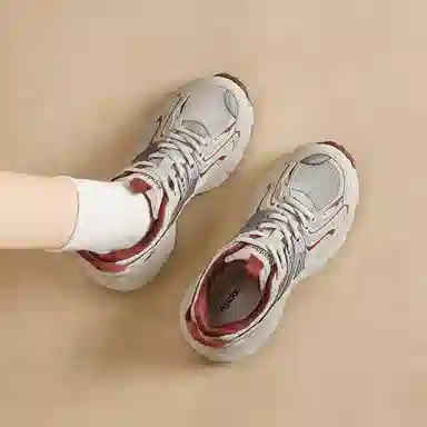 AGSDON Low-Top Thick-Soled Sneakers