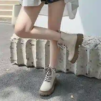 AGSDON Martin Boots 5cm Fur Lined