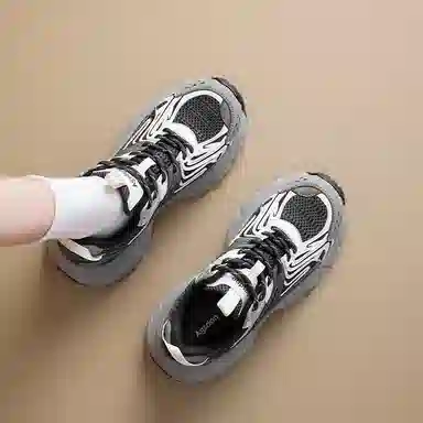 AGSDON Low-Top Thick-Soled Sneakers