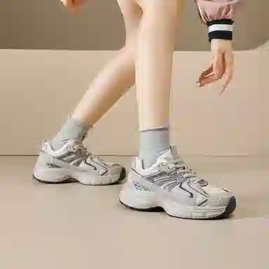 AGSDON Low-Top Thick-Soled Sneakers