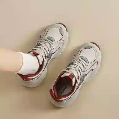 AGSDON Low-Top Thick-Soled Sneakers